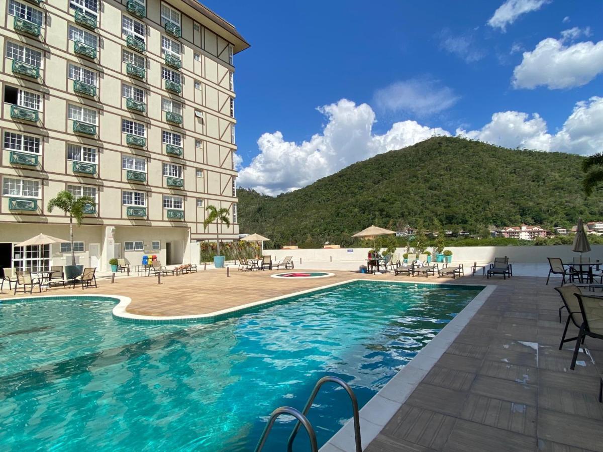Flat 217 Granja Brasil - Com Piscina Em Itaipava Apartamento Petrópolis Exterior foto