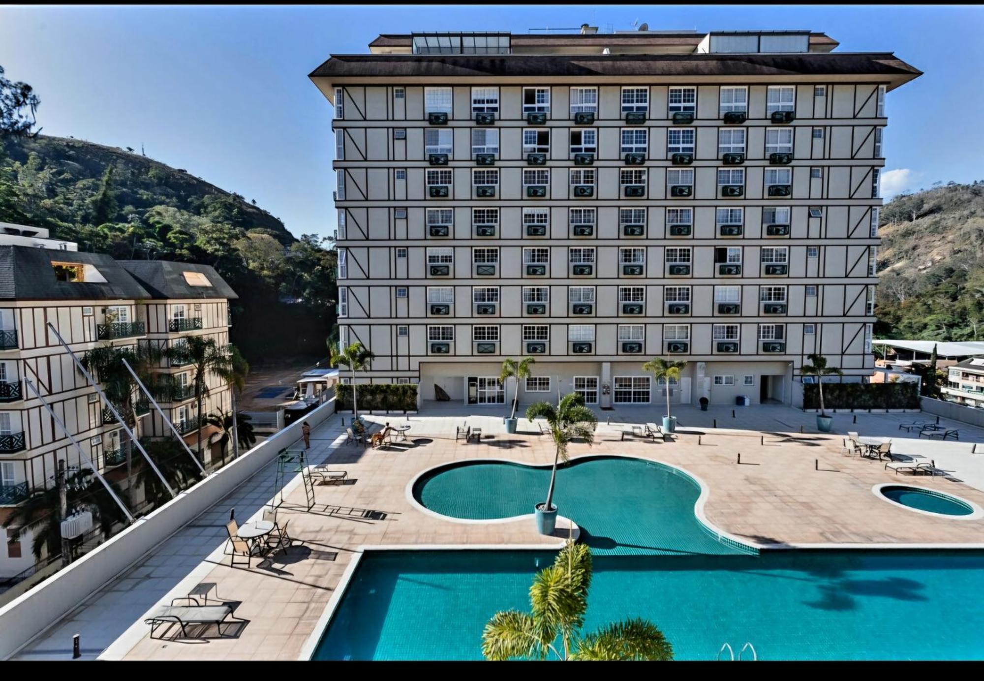 Flat 217 Granja Brasil - Com Piscina Em Itaipava Apartamento Petrópolis Exterior foto